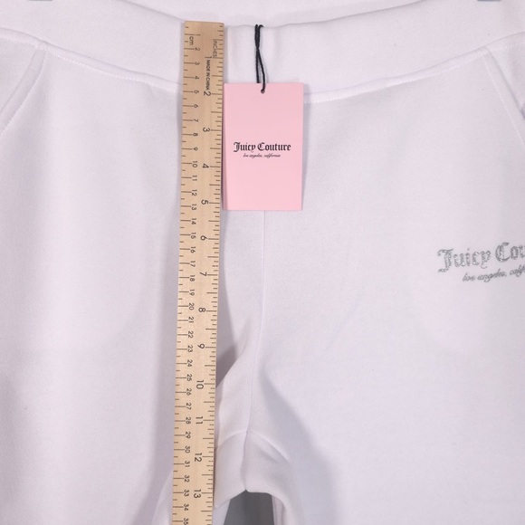 NWT JUICY COUTURE SET Pants + Pullover Sweater BLEACHED WHITE Size MEDIUM - Picture 5 of 16